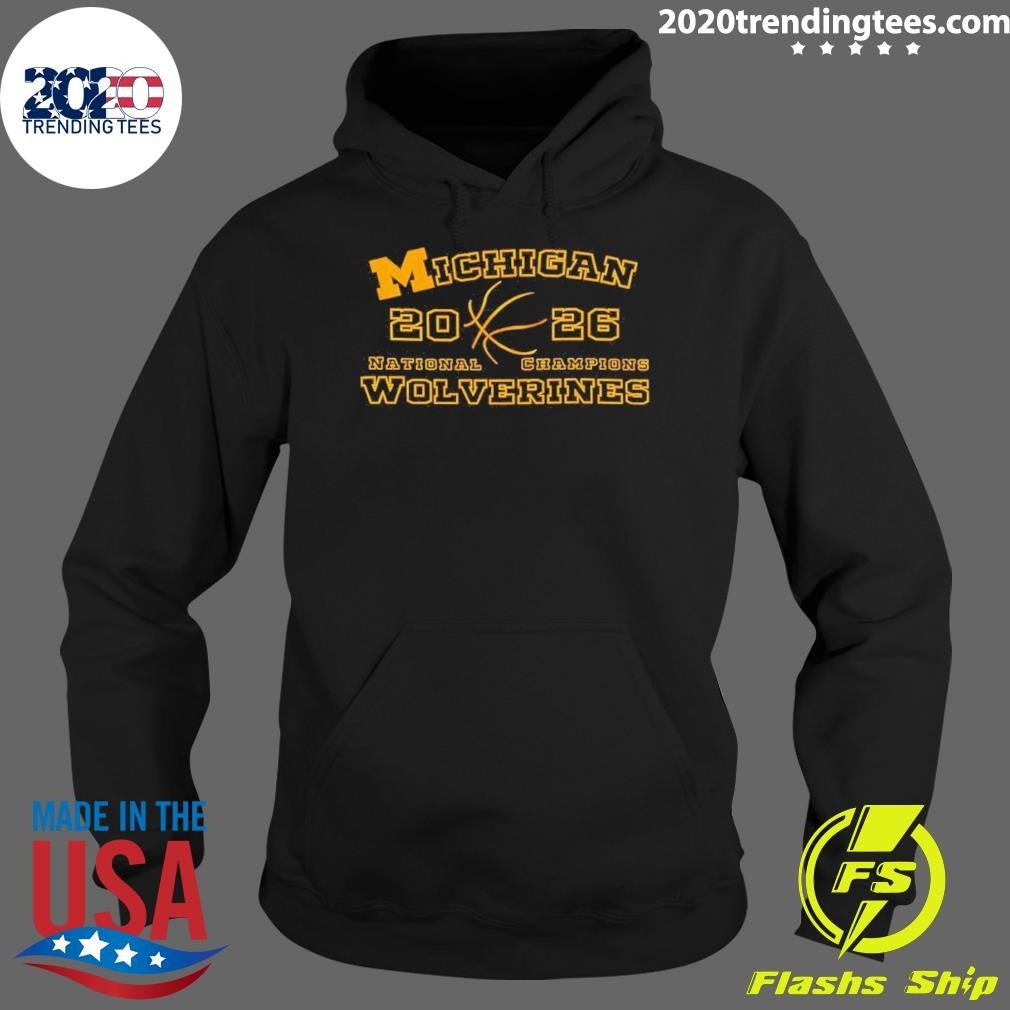 Michigan Wolverines National Champions Basketball 2026 Shirt
