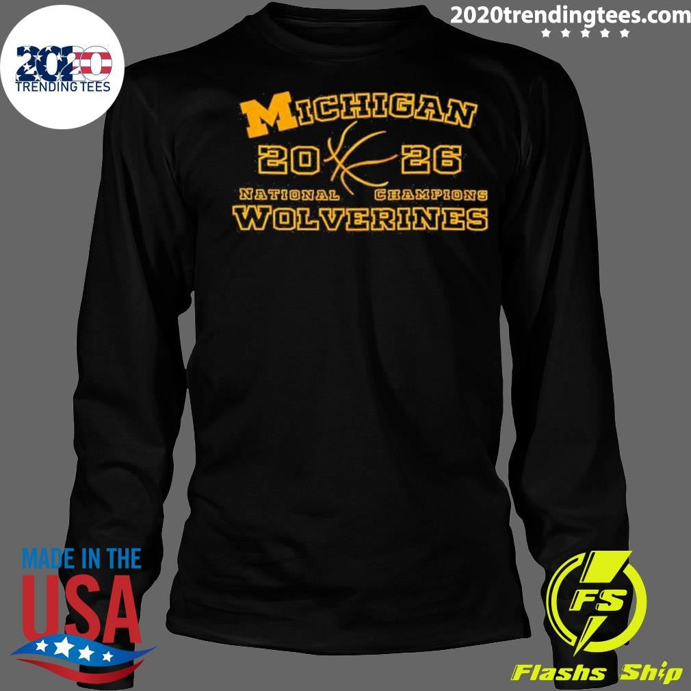 Michigan Wolverines National Champions Basketball 2026 Shirt