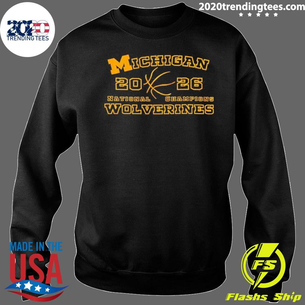 Michigan Wolverines National Champions Basketball 2026 Shirt