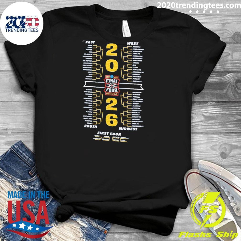 Michigan Wolverines Outerstuff Youth 2026 NCAA Men’s Basketball National Champions Bracket Shirt