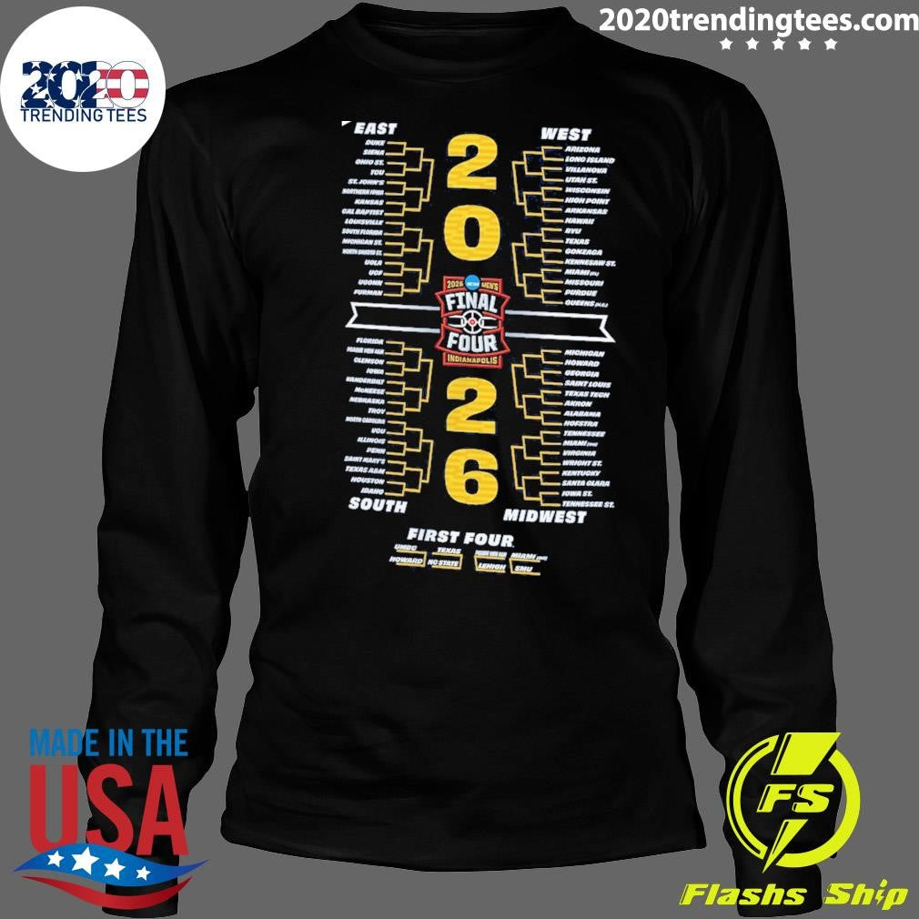 Michigan Wolverines Outerstuff Youth 2026 NCAA Men’s Basketball National Champions Bracket Shirt