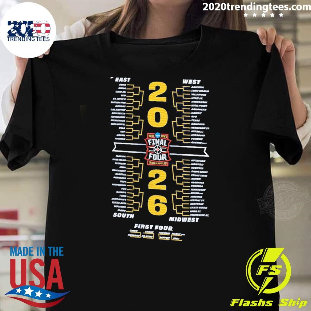 Michigan Wolverines Outerstuff Youth 2026 NCAA Men’s Basketball National Champions Bracket Shirt