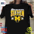 Michigan Wolverines Women’s 2026 NCAA Women’s Basketball Tournament March Madness Sweet 16 Signature Shirt