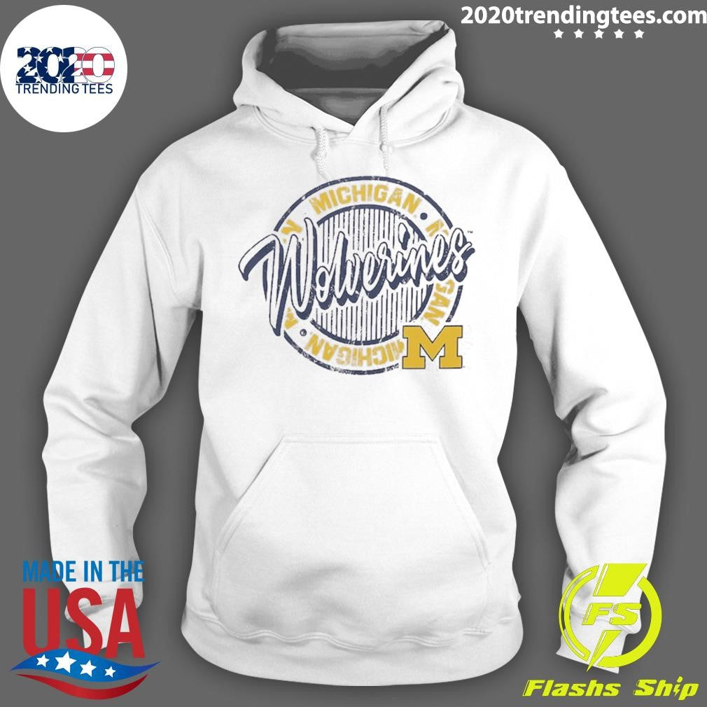 Michigan Wolverines ZooZatz Women’s Retro Ringer Tri-Blend Shirt