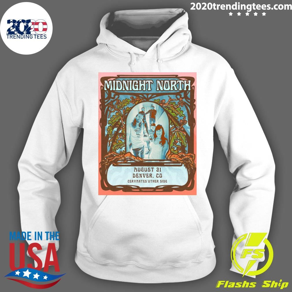Midnight North Returns To Cervantes’ On August 21st 2026 Denver. CO Cervantes Other Side Shirt