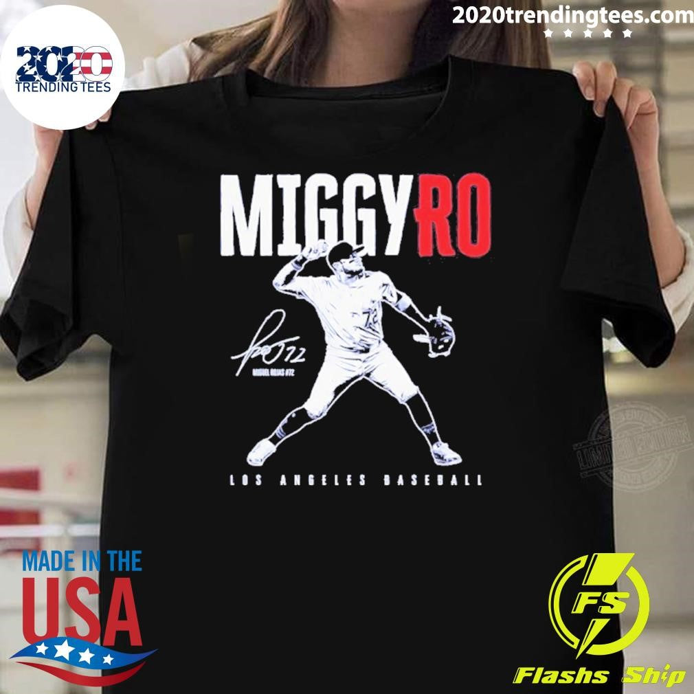 Miguel Rojas 72 Los Angeles Baseball Miggyro Signature Shirt