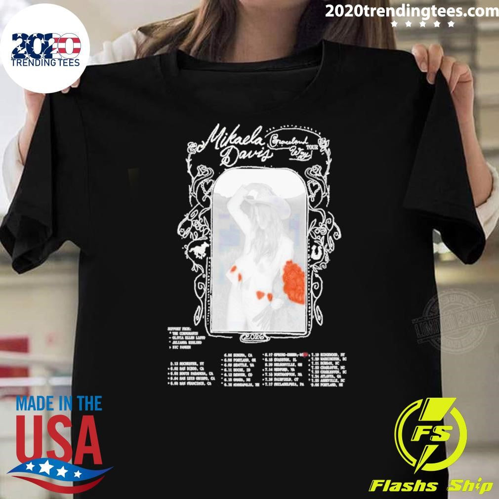 Mikaela Davis Tour Graceland Way 2026 Poster shirt