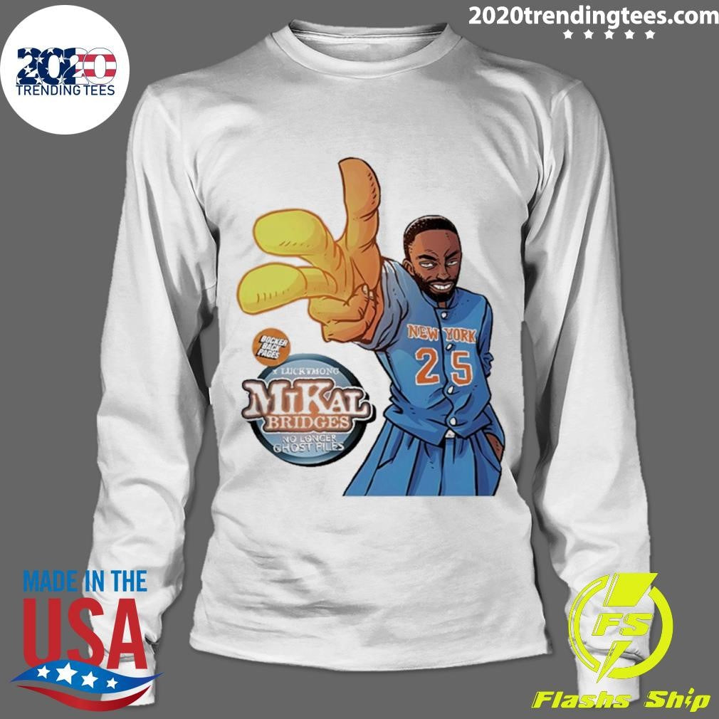 Mikal Bridges Mikal Celly No Longer Ghost Files Shirt
