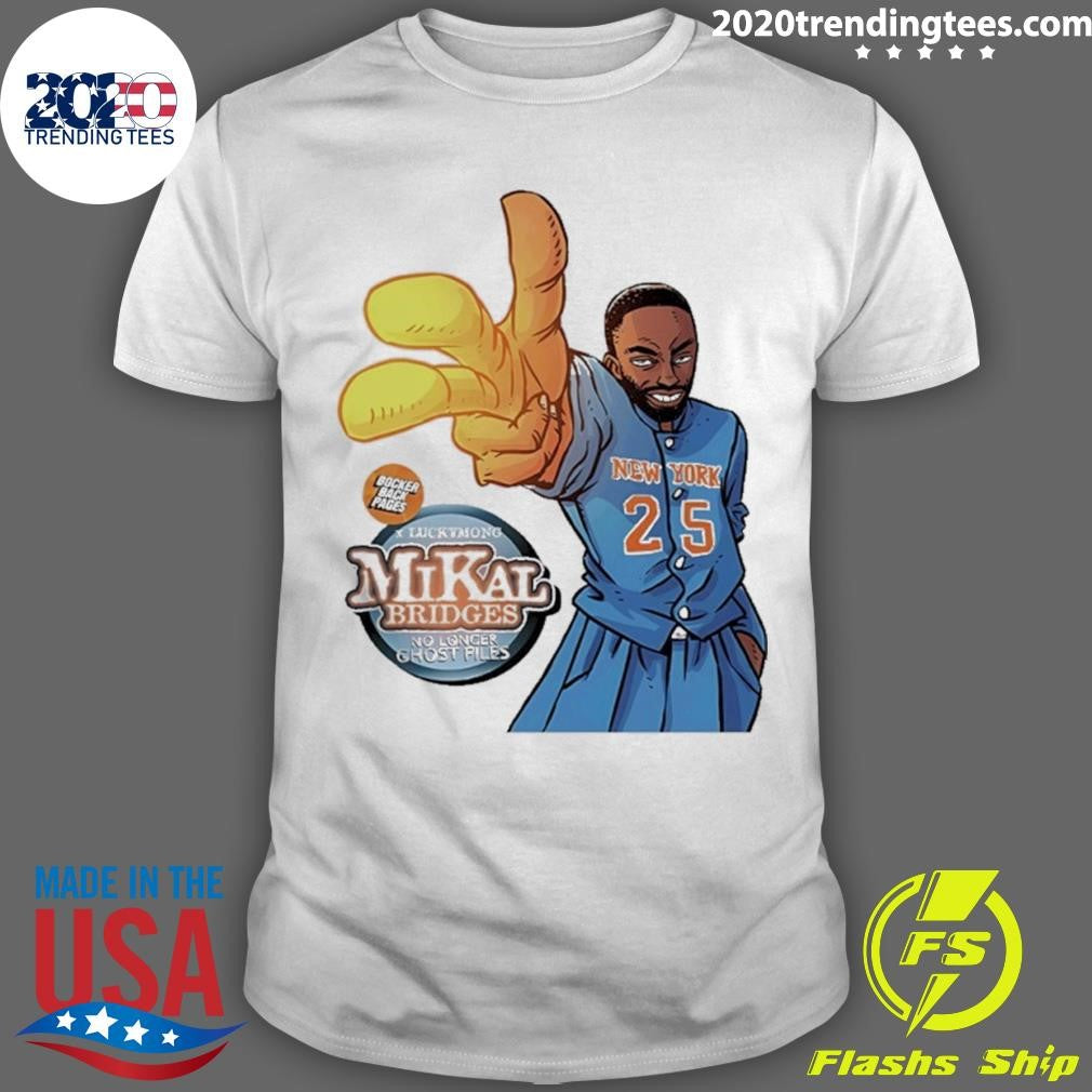 Mikal Bridges Mikal Celly No Longer Ghost Files Shirt