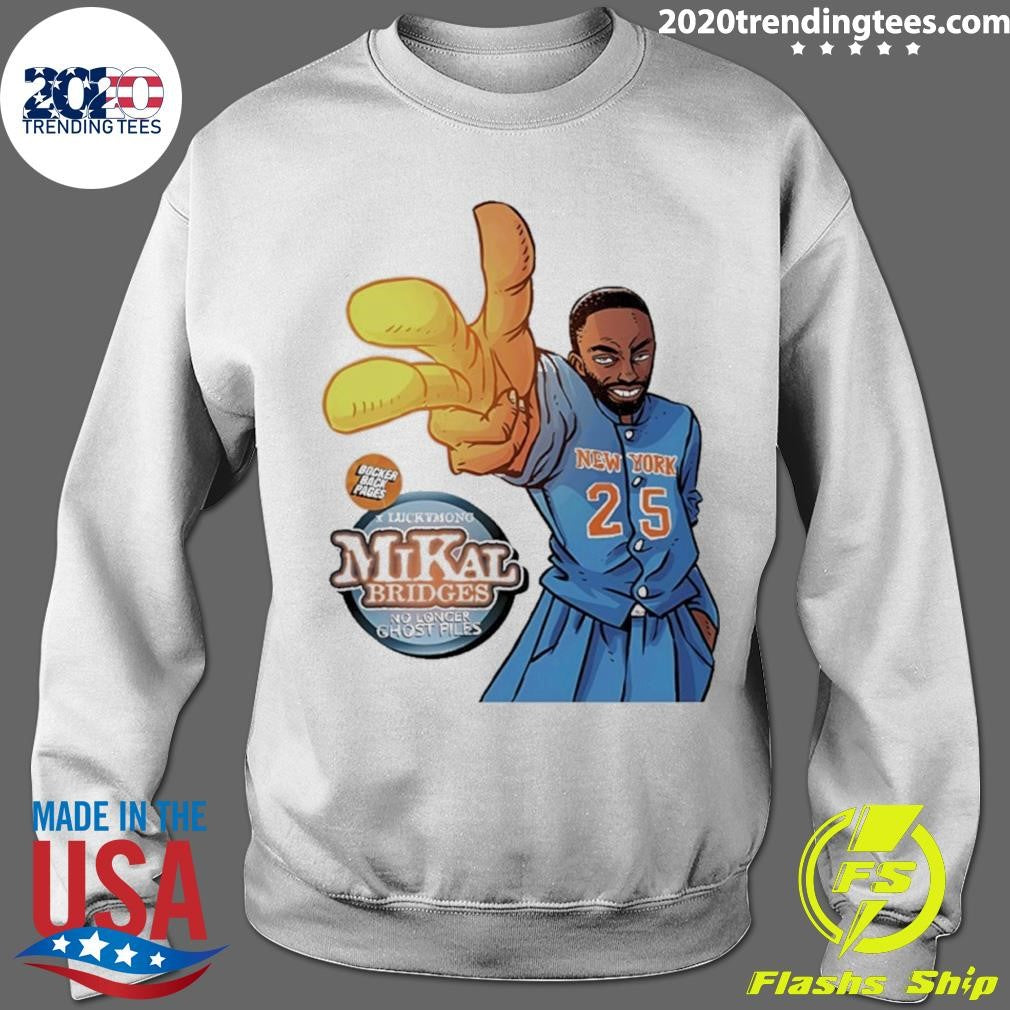 Mikal Bridges Mikal Celly No Longer Ghost Files Shirt