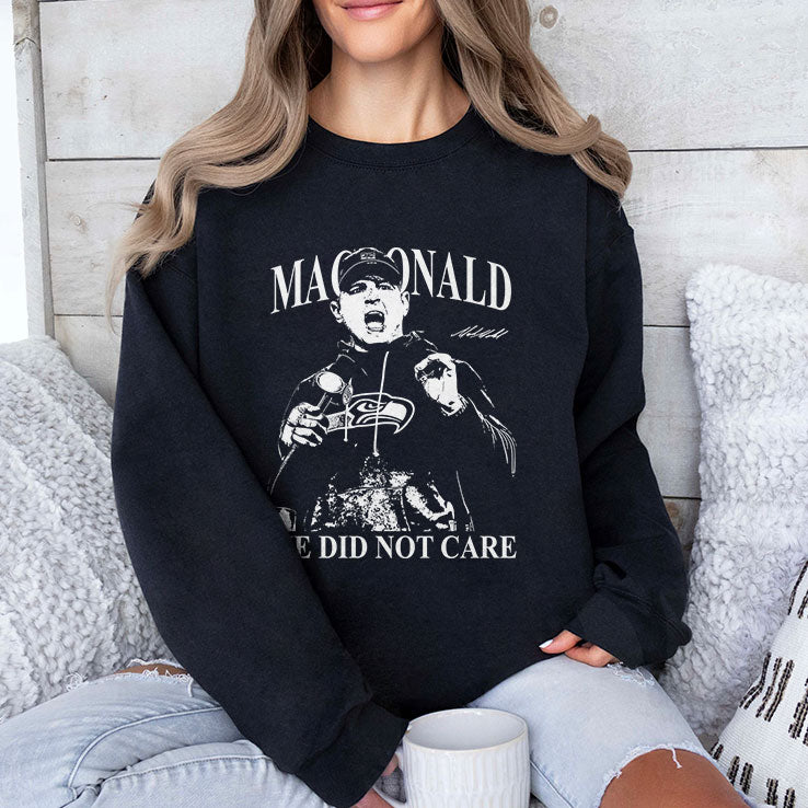 Mike Macdonald We Did Not Care T Shirt