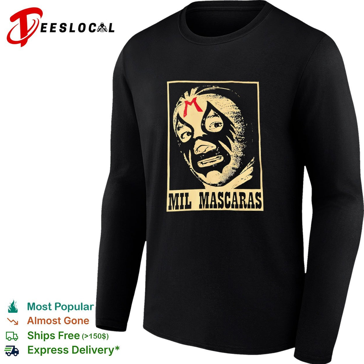Mil Mascaras Luchador Wrestling Legend Lucha Libre Mexican Wrestling shirt