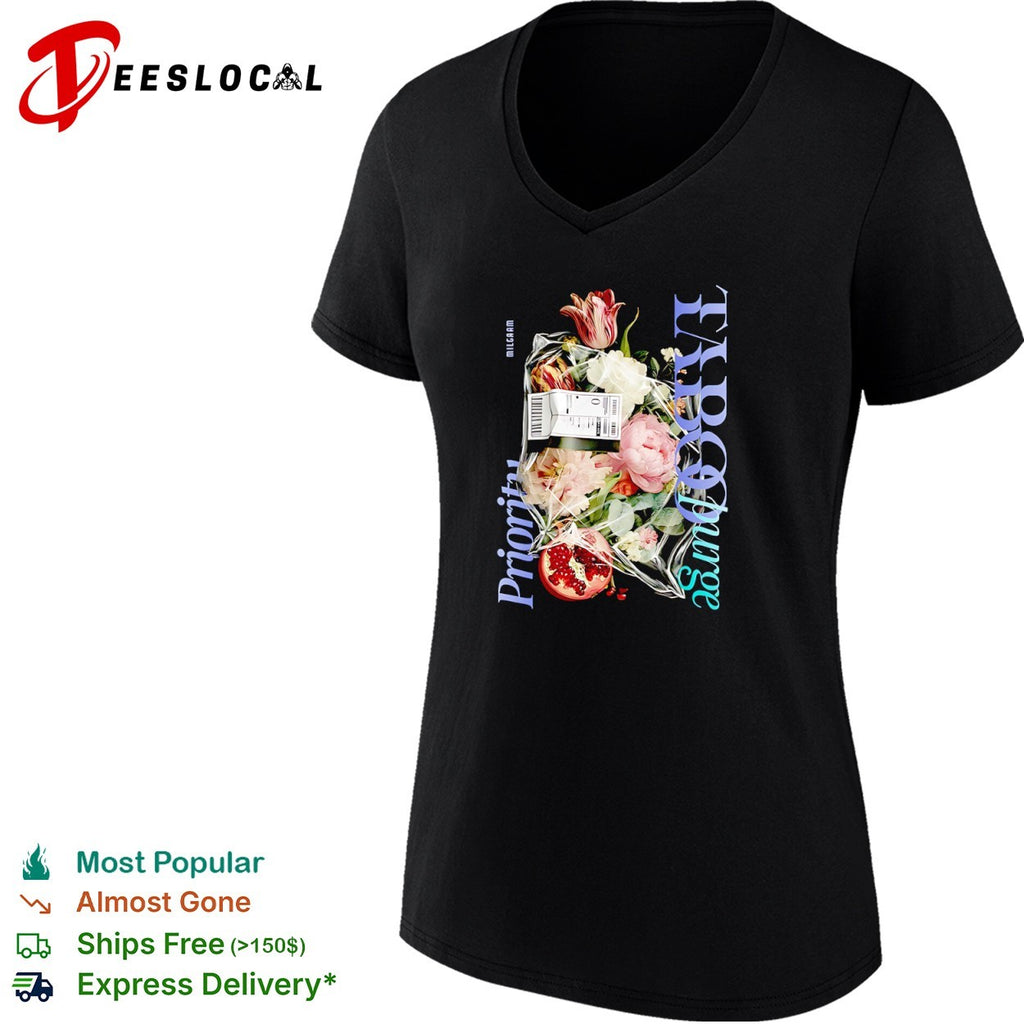 Milgaam Priority 1 Ecopurge Floral Pomegranate Still Life Photography shirt