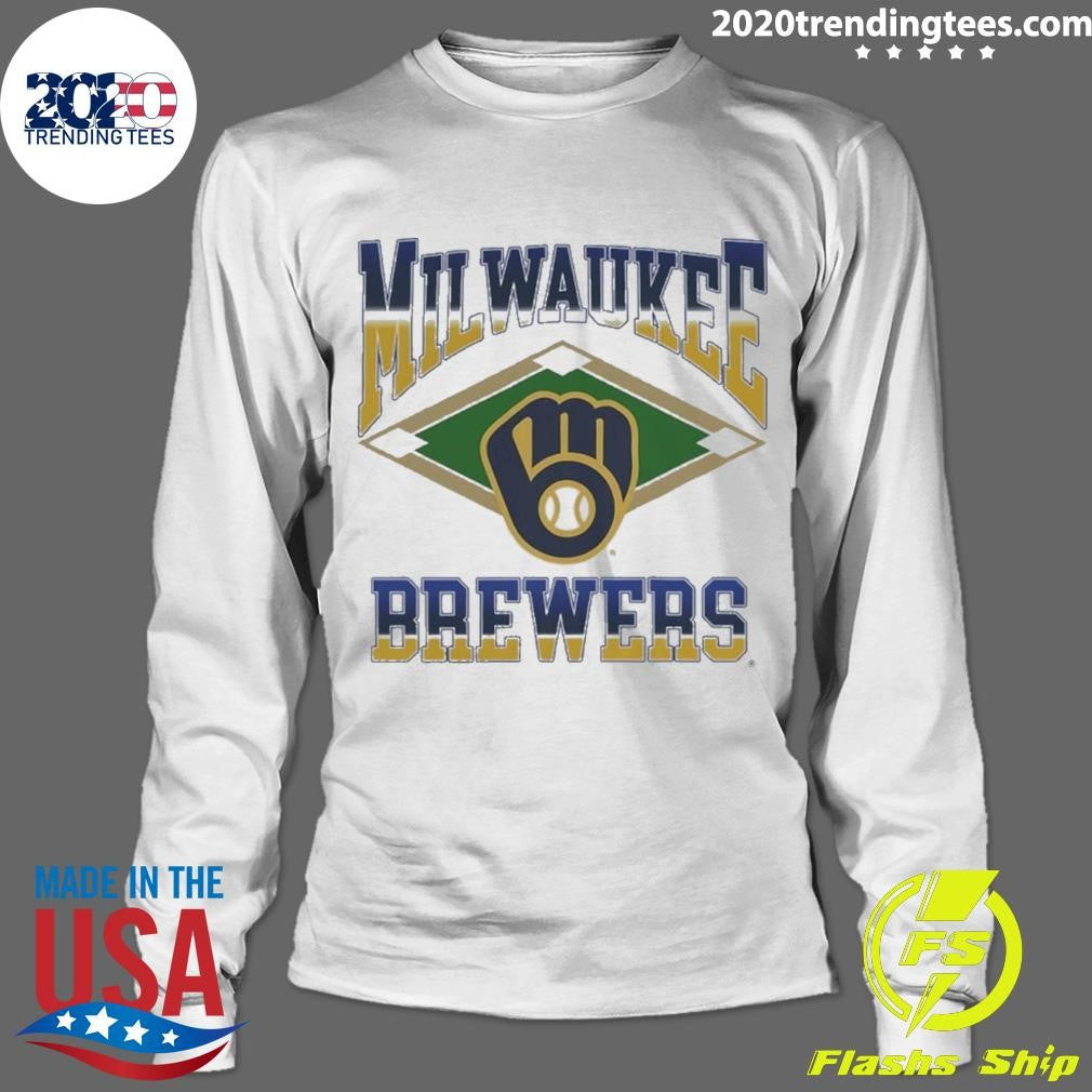 Milwaukee Brewers Baseball Field Diamond Shirt