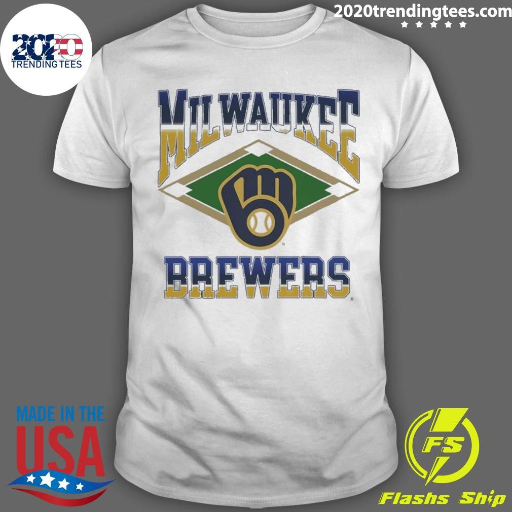 Milwaukee Brewers Baseball Field Diamond Shirt