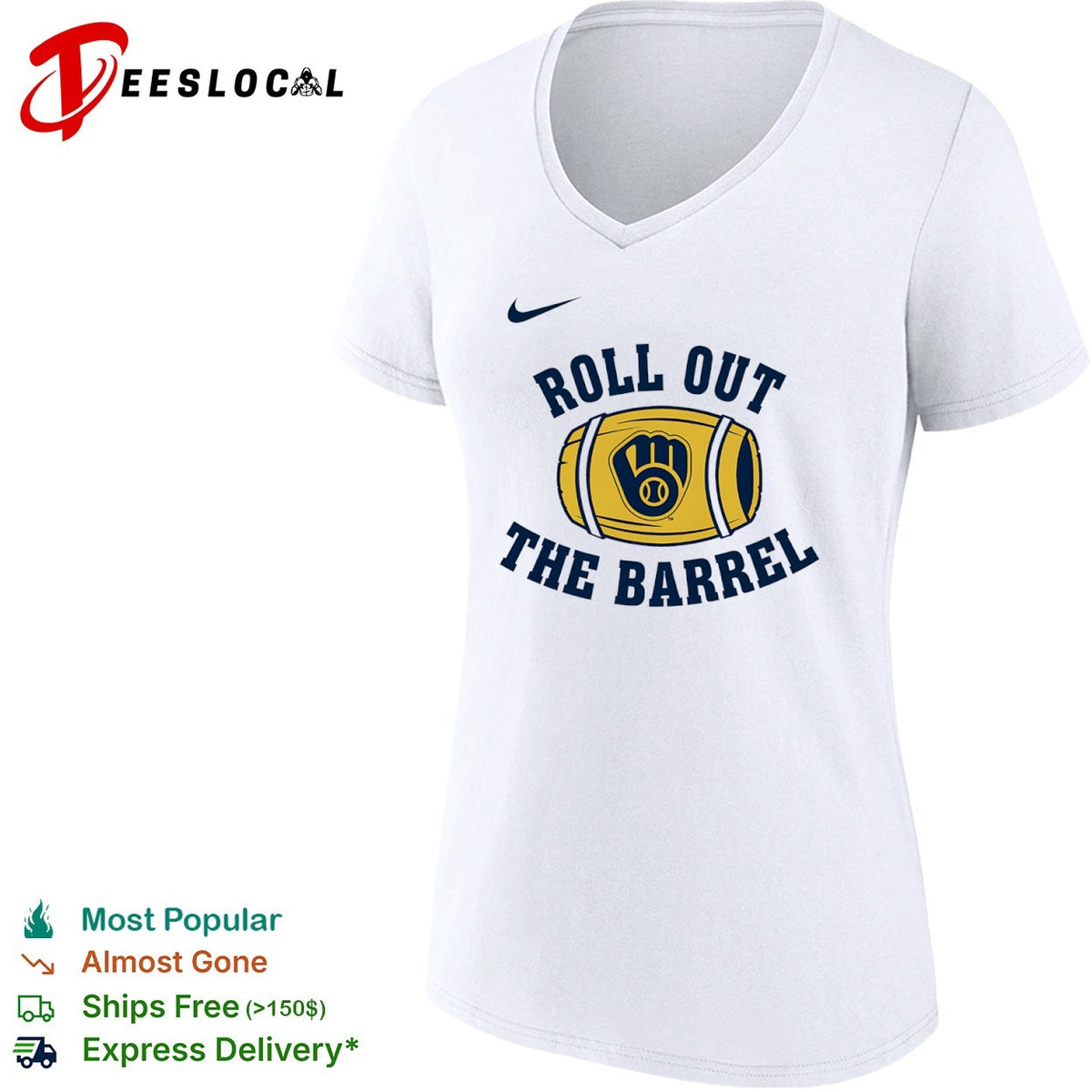 Milwaukee Brewers Roll Out The Barrel Major League Baseball shirt
