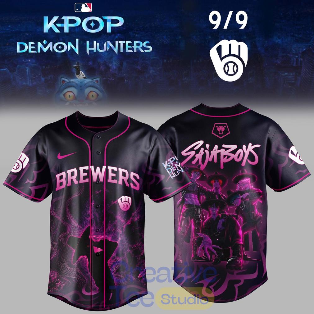Milwaukee Brewers x K-Pop Demon Hunters Night 2026 Baseball Jersey