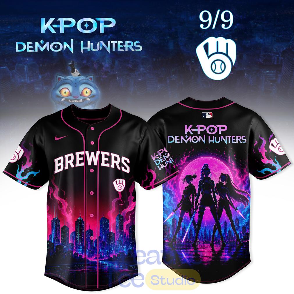 Milwaukee Brewers x K-Pop Demon Hunters Night 2026 Baseball Jersey