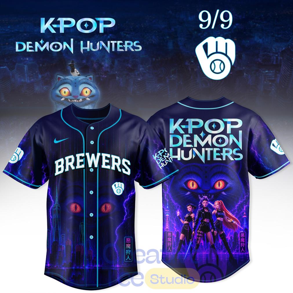 Milwaukee Brewers x K-Pop Demon Hunters Night 2026 Baseball Jersey