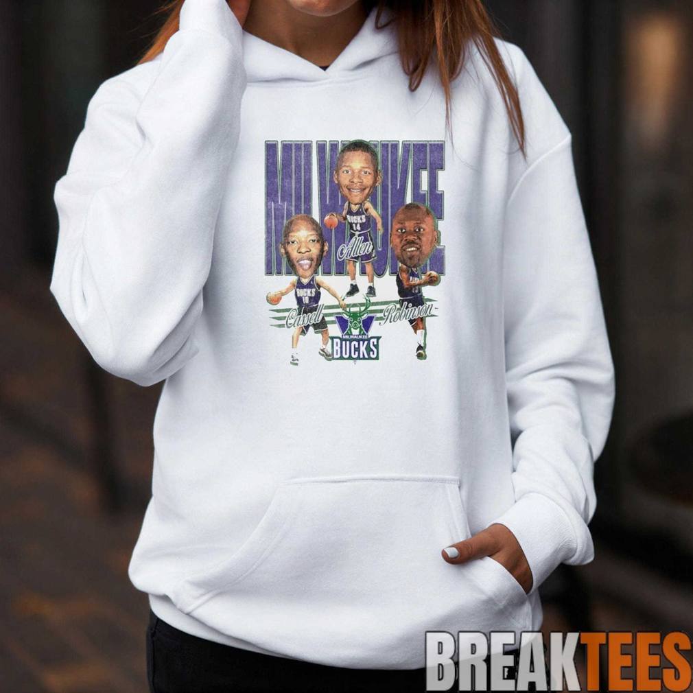 Milwaukee Bucks Ray Allen Sam Cassell Glenn Robinson NBA Players Shirt