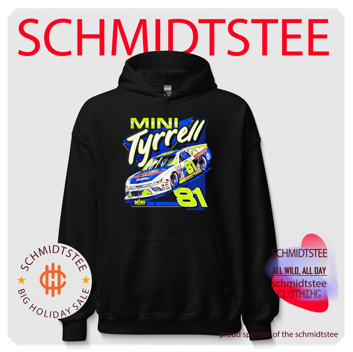 Mini Tyrrell 81 Racing Car motorsport graphic shirt