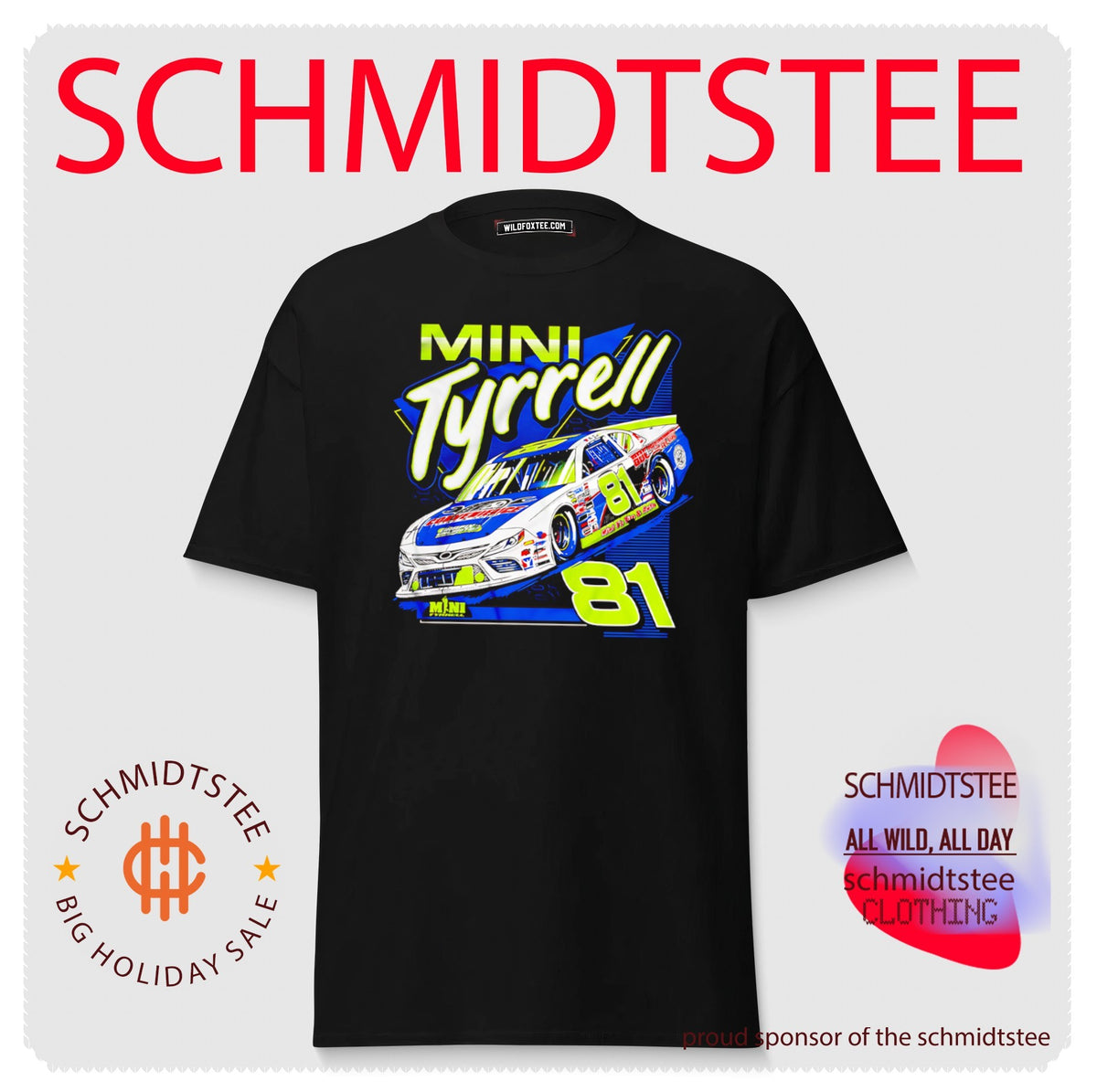 Mini Tyrrell 81 Racing Car motorsport graphic shirt
