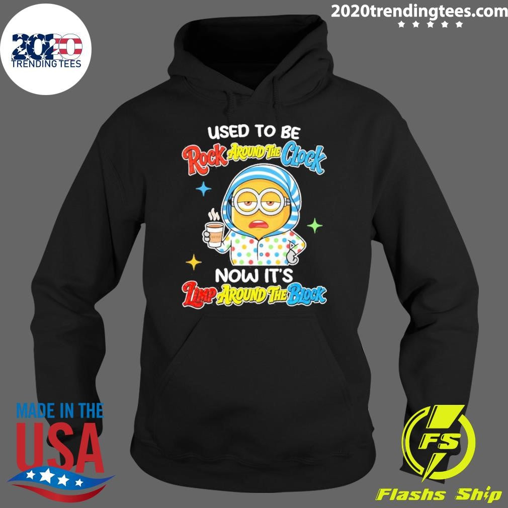 Minion used to be rock around the glock now it’s timp around the block coffee shirt