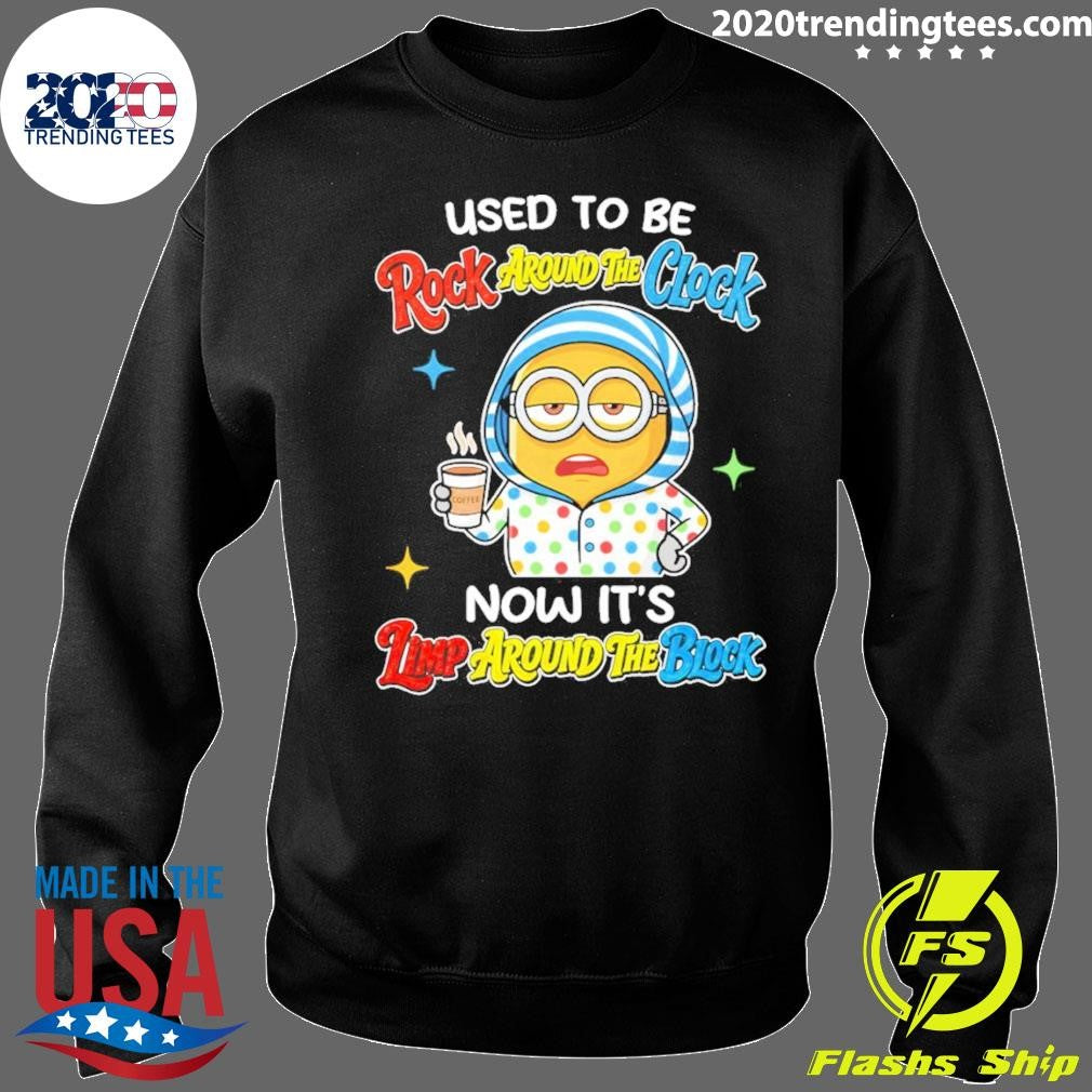 Minion used to be rock around the glock now it’s timp around the block coffee shirt