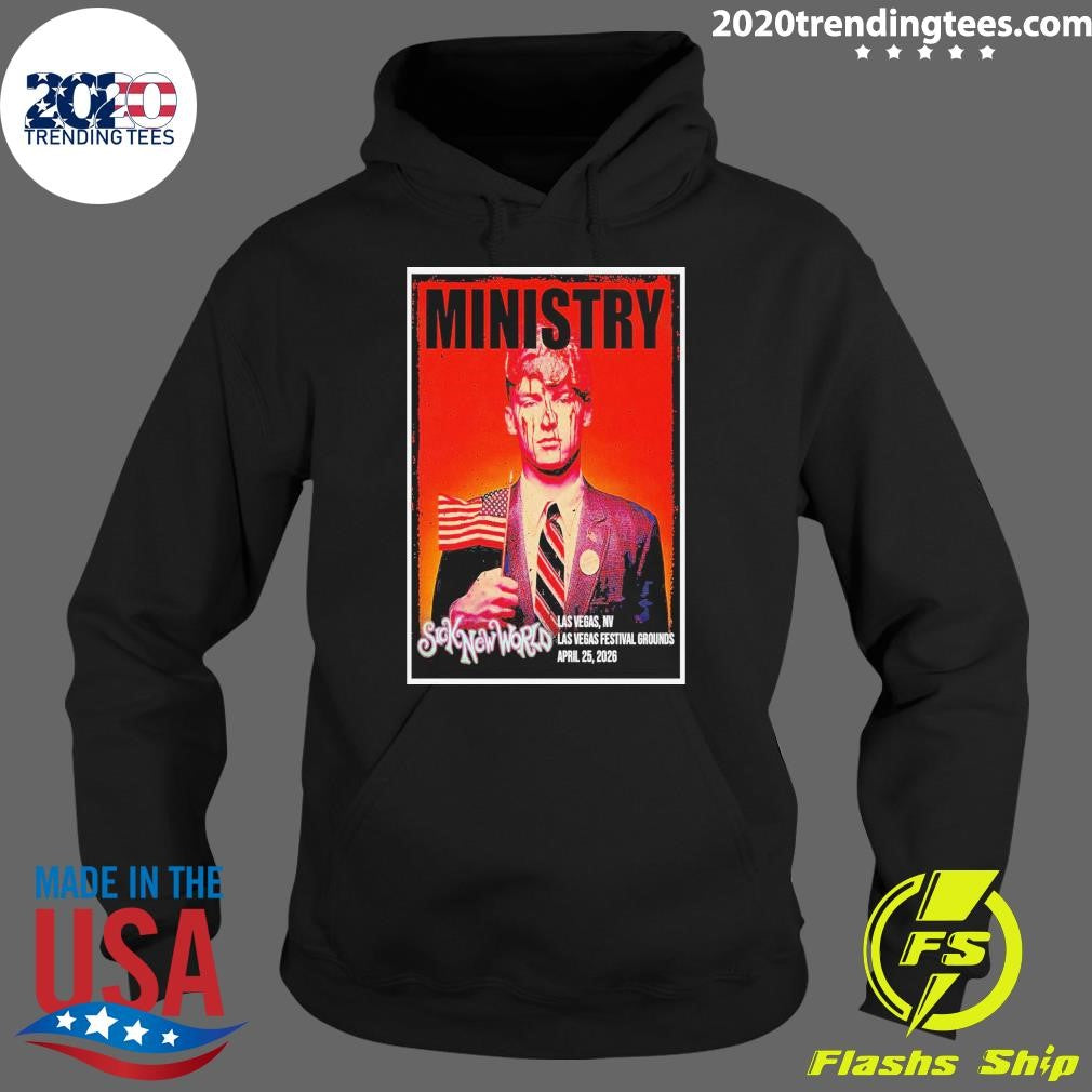Ministry Sick New World Concert Las Vegas NV April 25 2026 Shirt