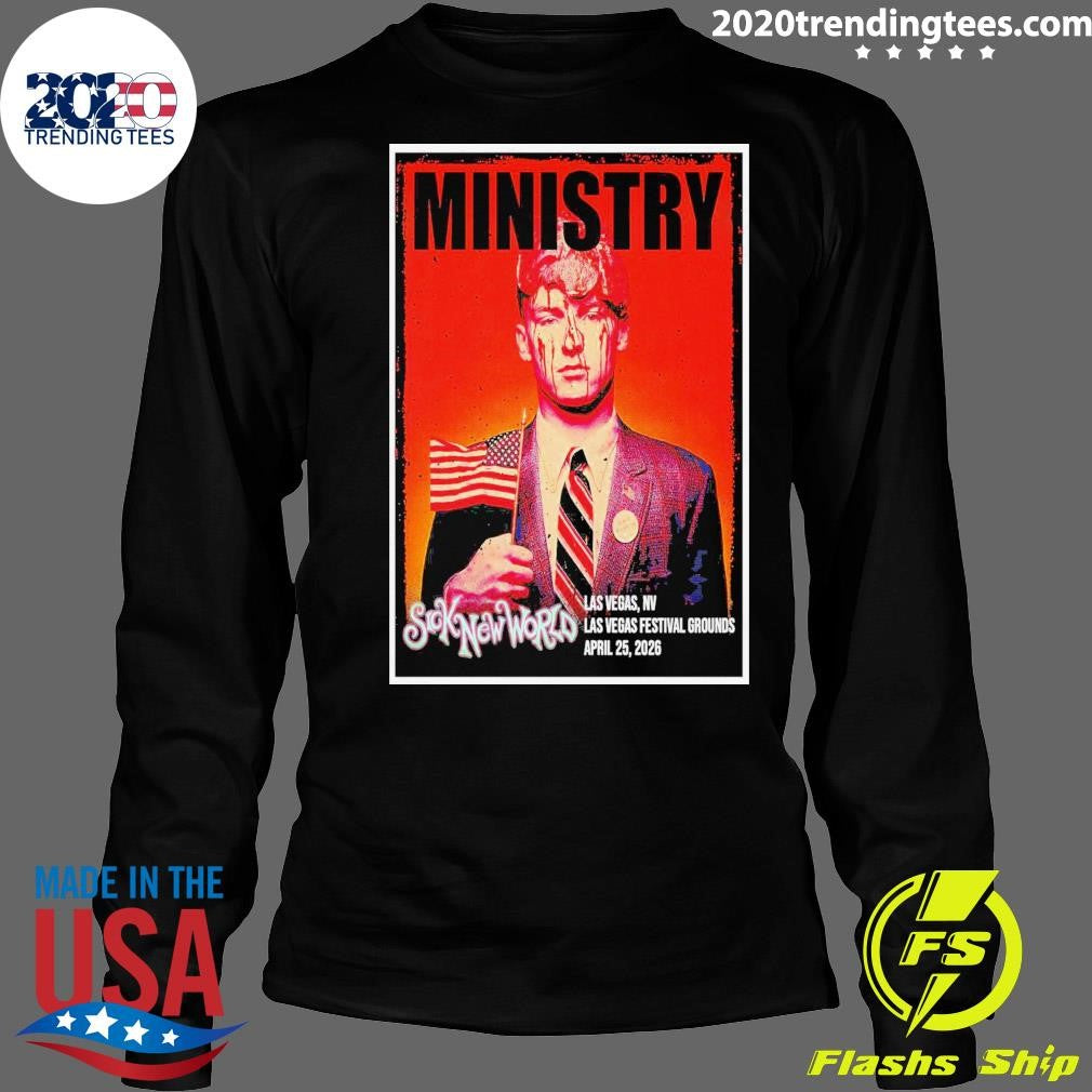 Ministry Sick New World Concert Las Vegas NV April 25 2026 Shirt