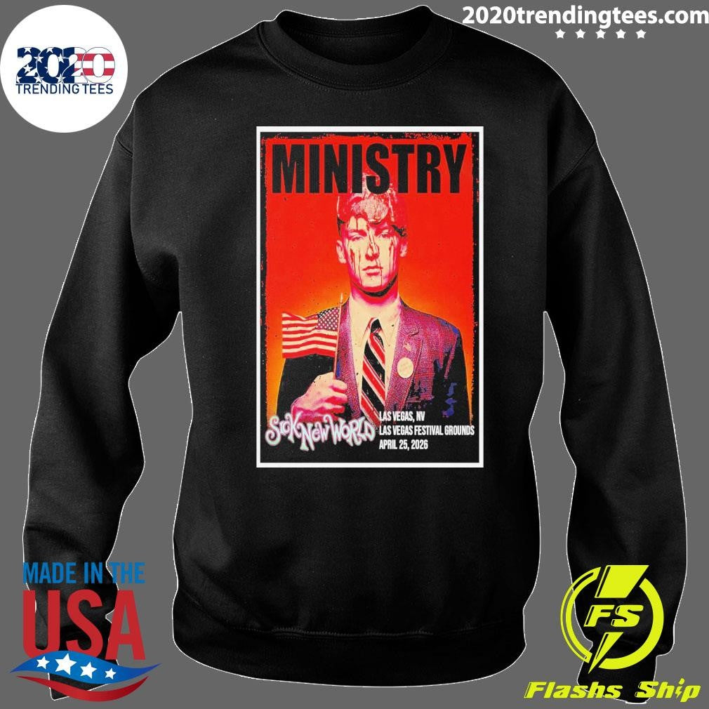 Ministry Sick New World Concert Las Vegas NV April 25 2026 Shirt