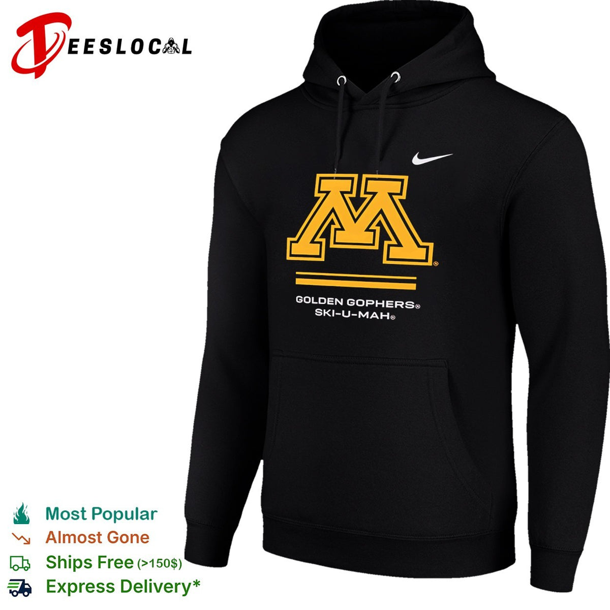 Minnesota Golden Gophers Ski U Mah M logo shirt