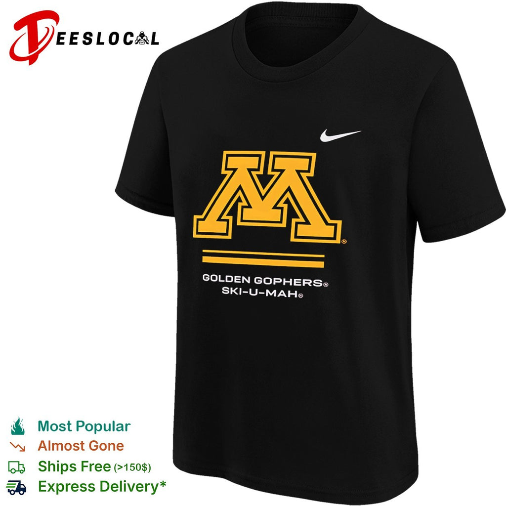 Minnesota Golden Gophers Ski U Mah M logo shirt