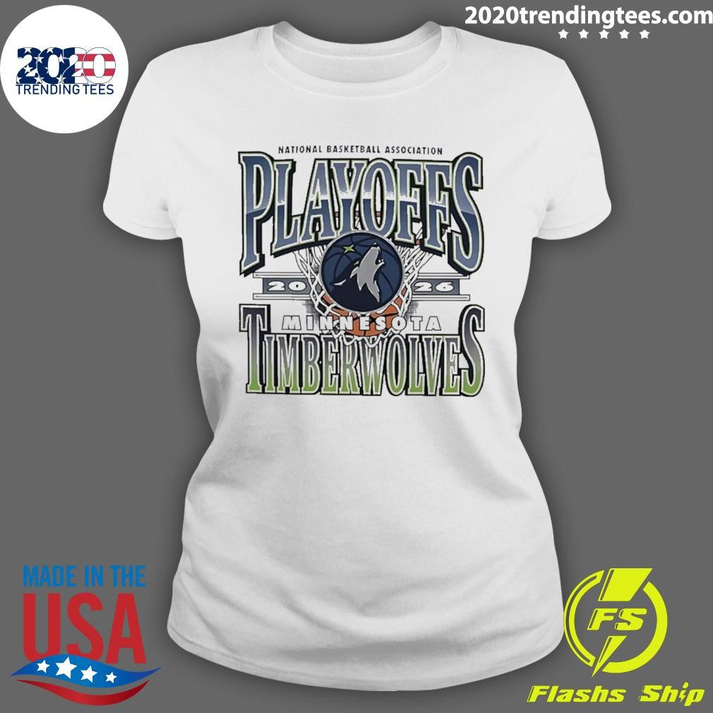 Minnesota Timberwolves 2026 Nba Playoff Logo Shirt