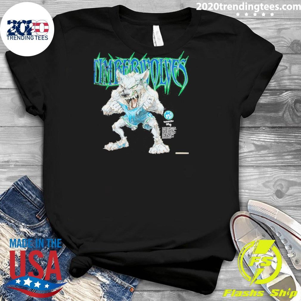 Minnesota Timberwolves Mitchell & Ness x LRG Wild Art Shirt