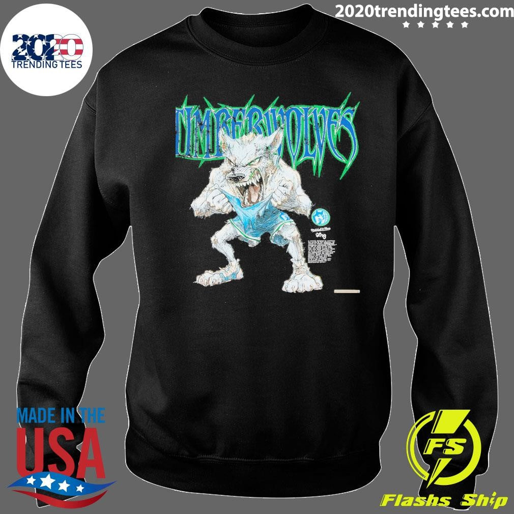 Minnesota Timberwolves Mitchell & Ness x LRG Wild Art Shirt