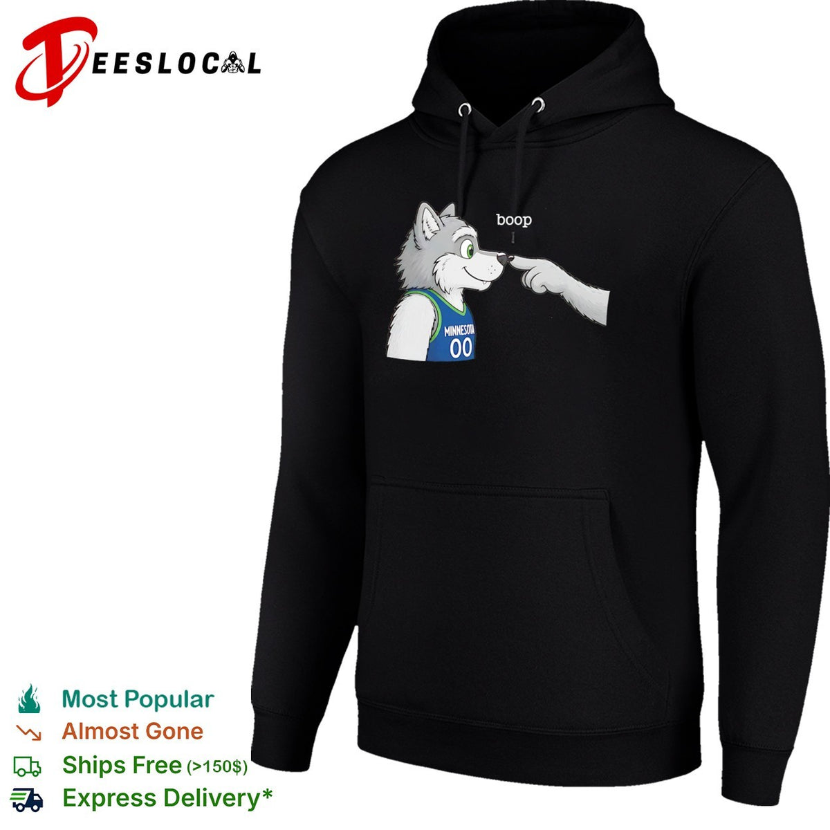 Minnesota Timberwolves NBA Boop Mascot Cartoon shirt