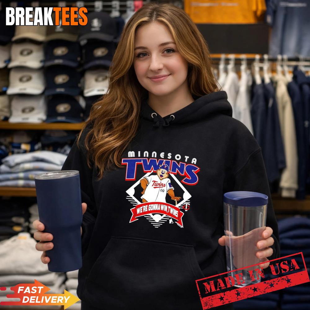 Minnesota Twins TC Bear We’re Gonna Win Twins mascot T-Shirt