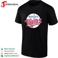 Minnesota Twins script circle TC vintage baseball logo shirt