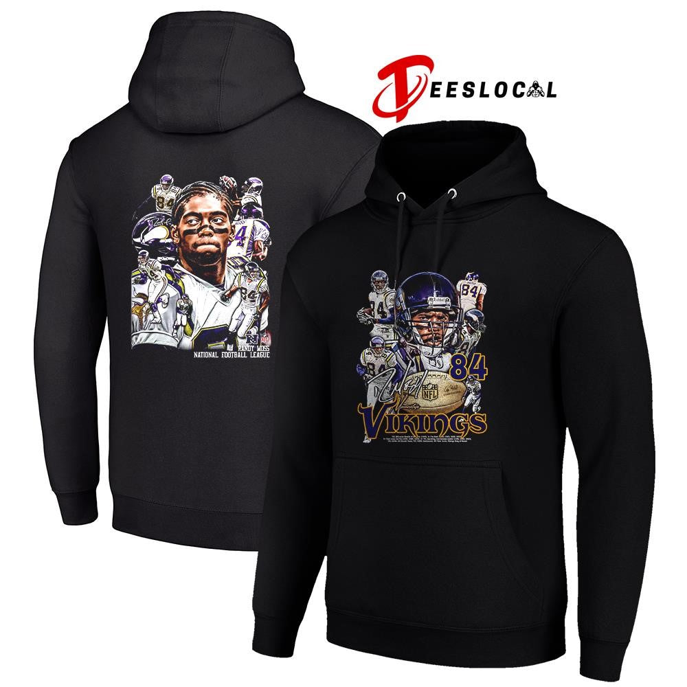 Minnesota Vikings Randy Moss graphic signature shirt