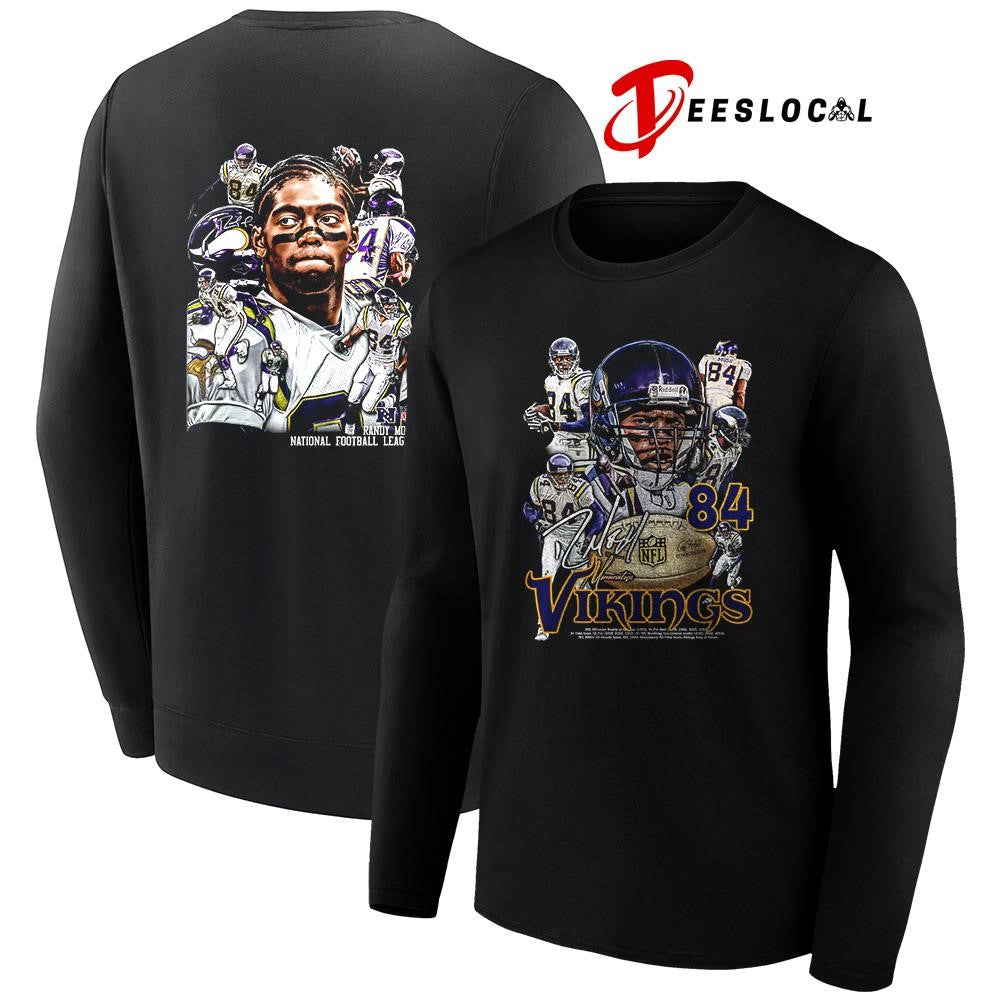 Minnesota Vikings Randy Moss graphic signature shirt