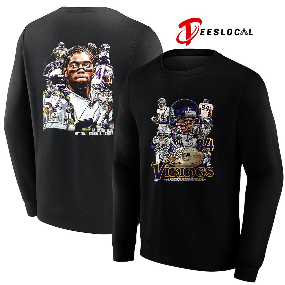 Minnesota Vikings Randy Moss graphic signature shirt