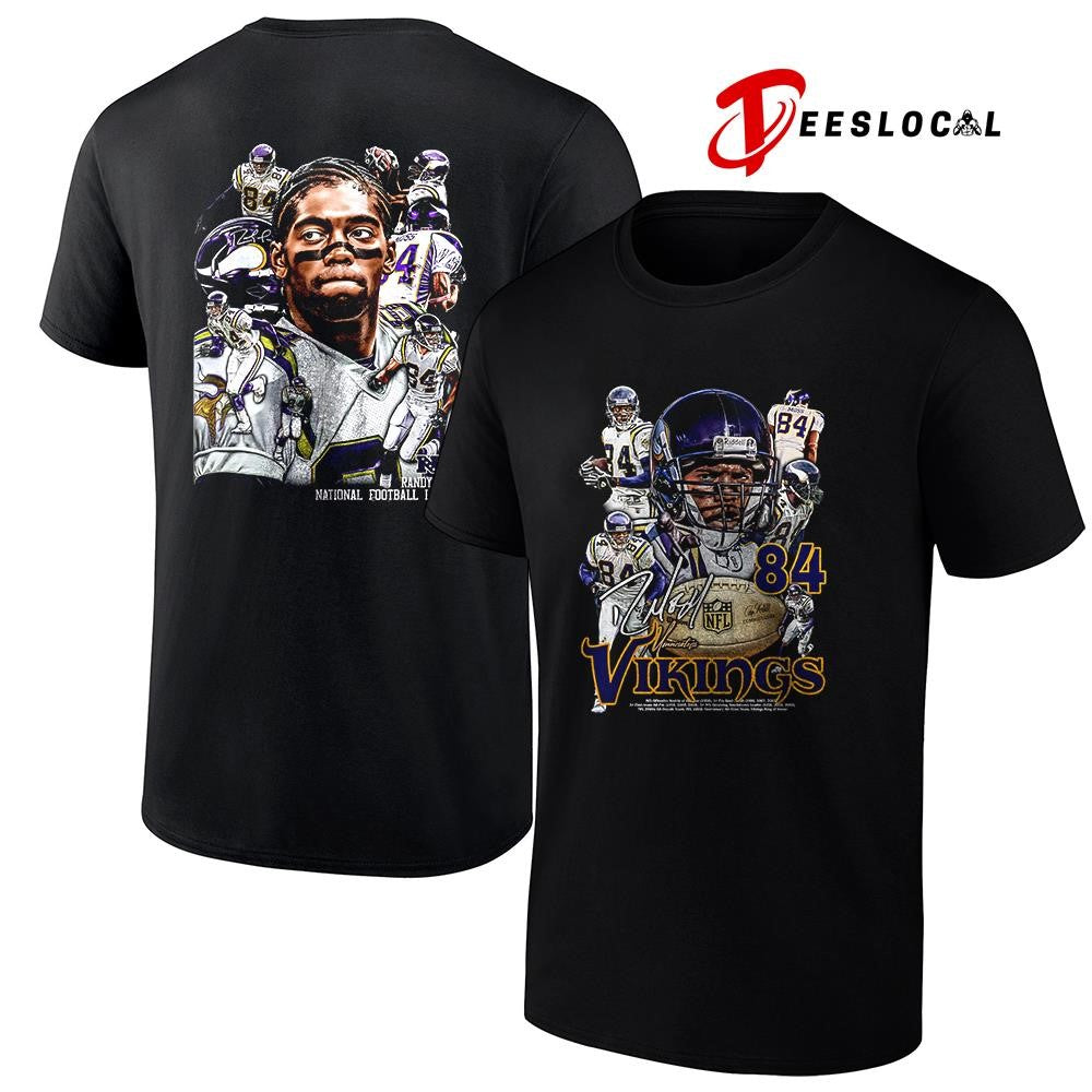 Minnesota Vikings Randy Moss graphic signature shirt