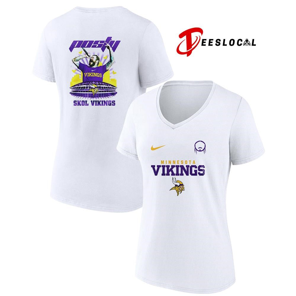 Minnesota Vikings x Post Malone Posty stadium shirt