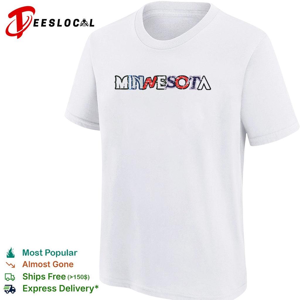 Minnesota sports teams multi logo shirt