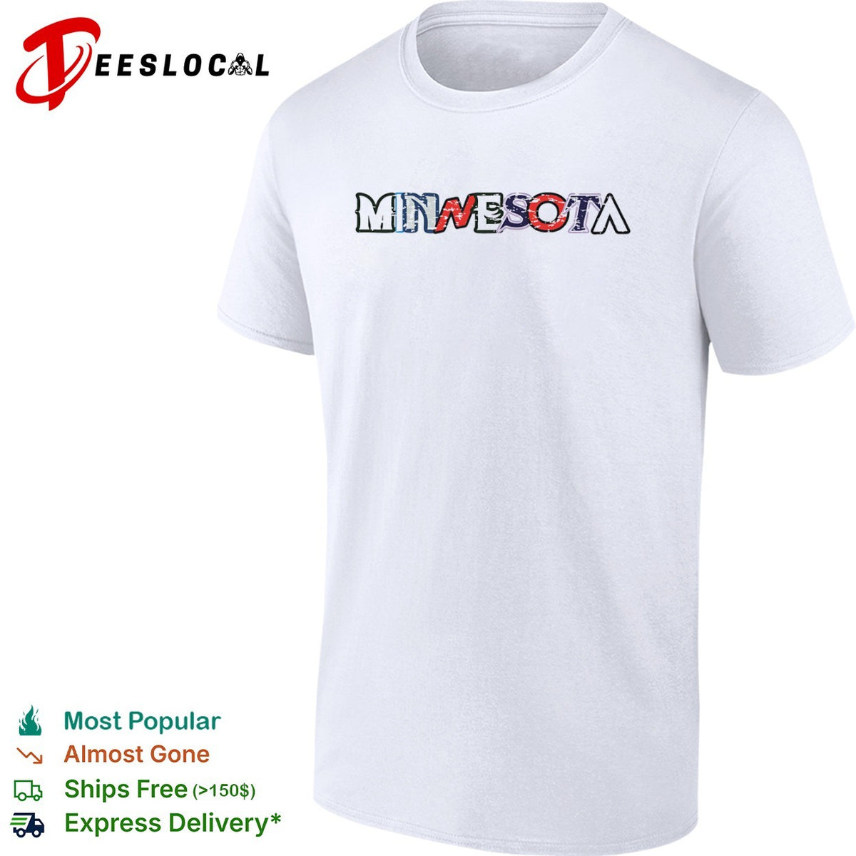 Minnesota sports teams multi logo shirt