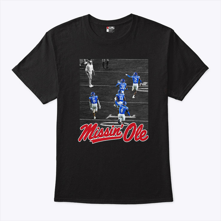 Missin’ Ole Mississippi Football T Shirt