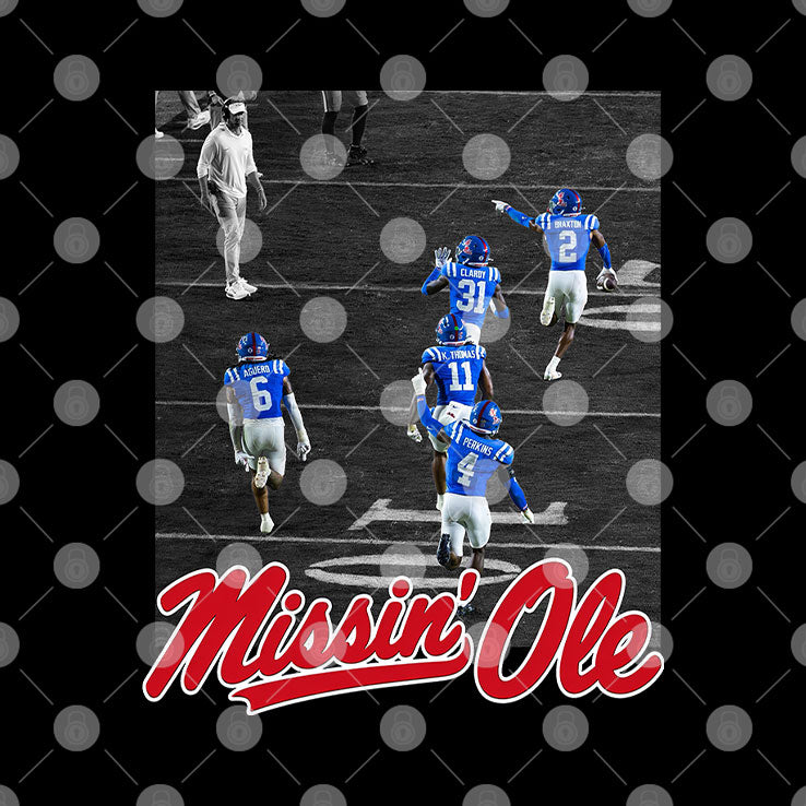 Missin’ Ole Mississippi Football T Shirt