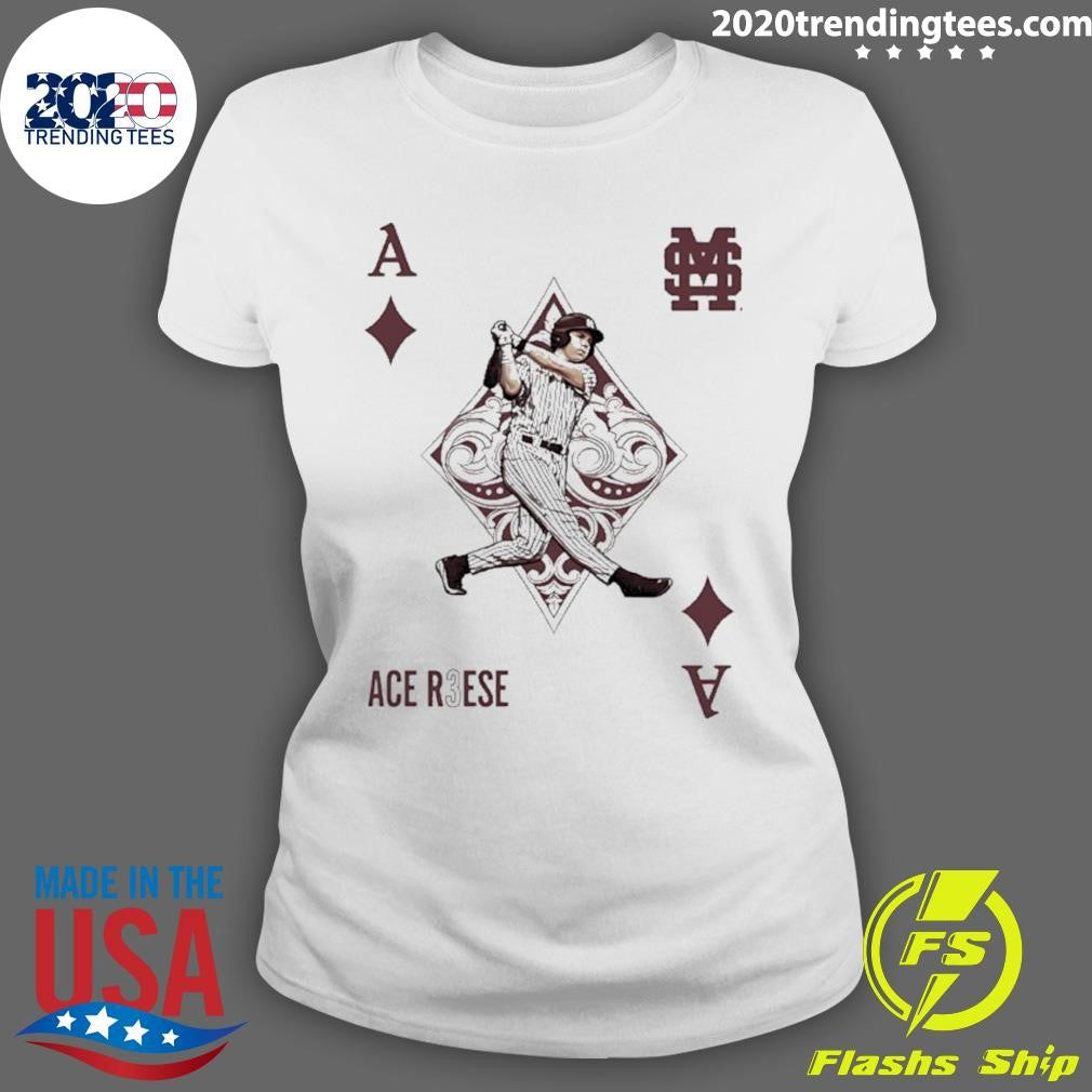 Mississippi State University Ace Reese Player Card Shirt