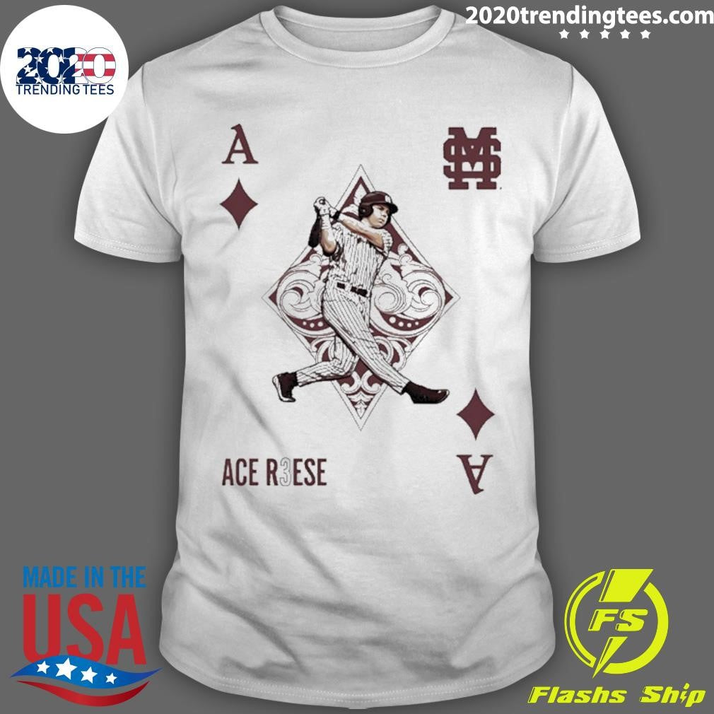 Mississippi State University Ace Reese Player Card Shirt